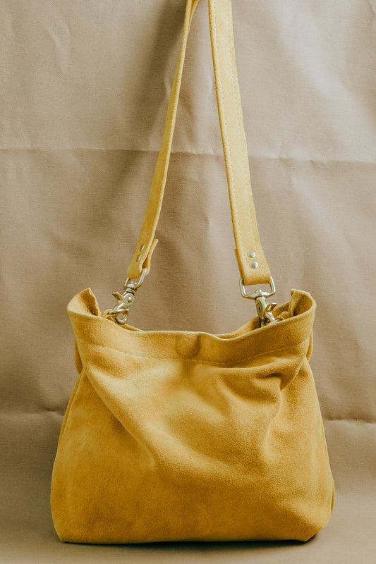 Nuti Suede Hobo Bag