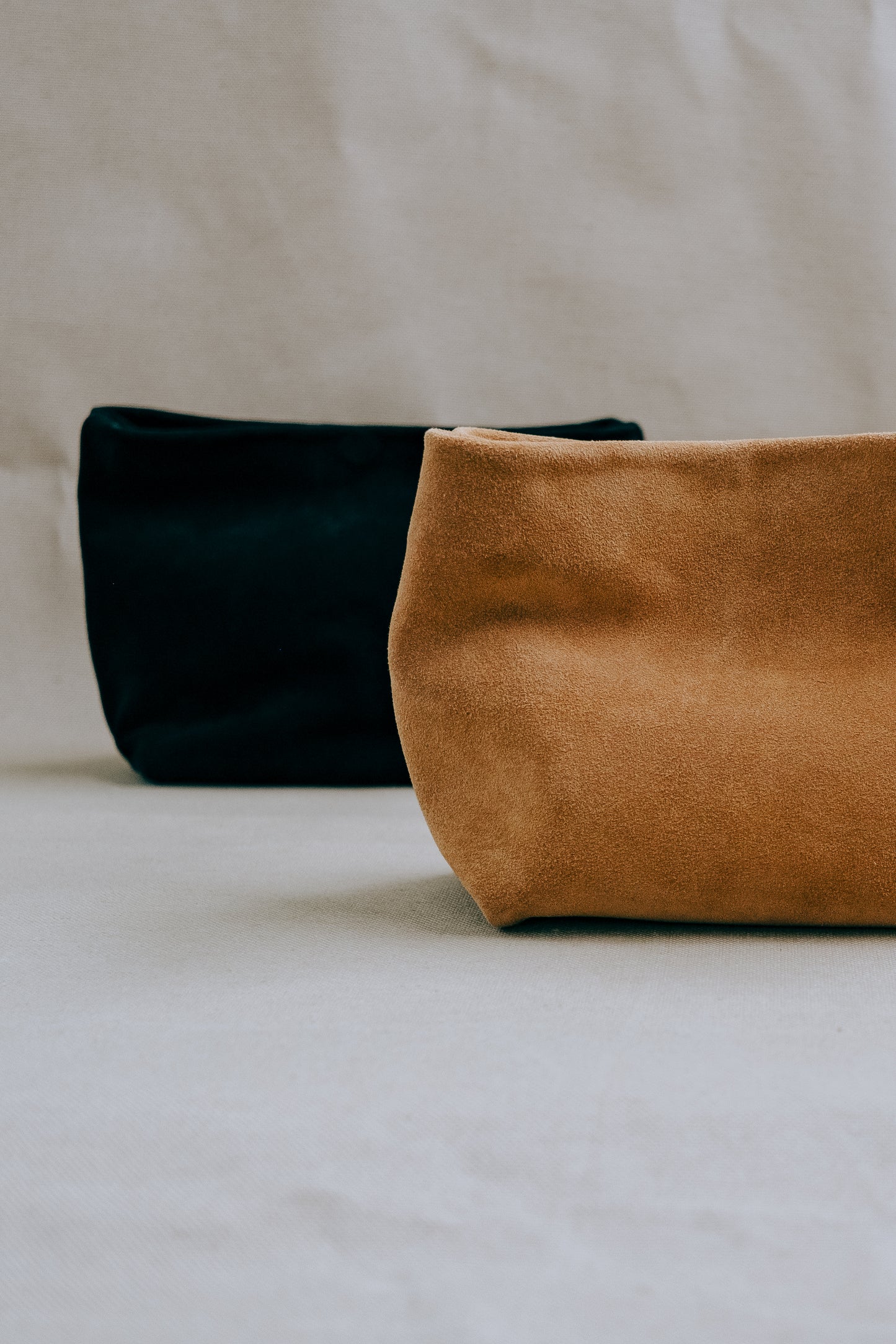 Hapkeh Sleek Suede Clutch