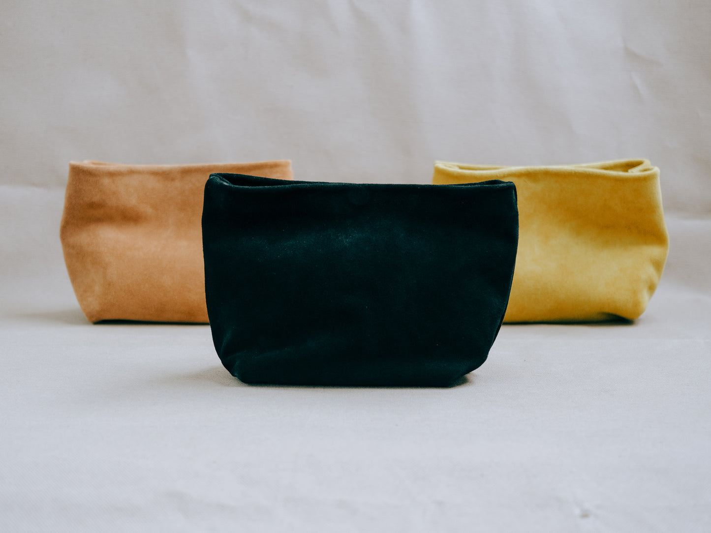 Hapkeh Sleek Suede Clutch